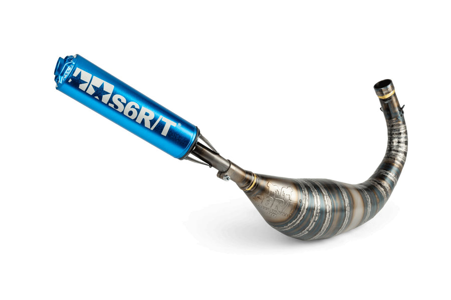 Fantic XE 50 2T - Auspuff R/T 80–90 Blau