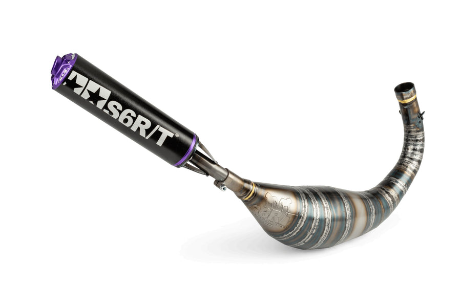 Fantic XE 50 2T - Auspuff R/T 80–90 Schwarz / Lila