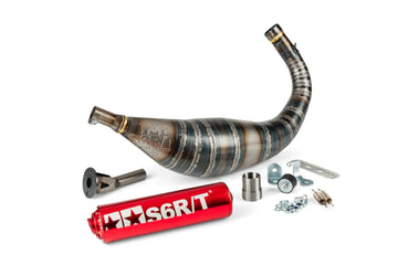 Beta RR Enduro 50 2T - Exhaust R/T 80-90 Red