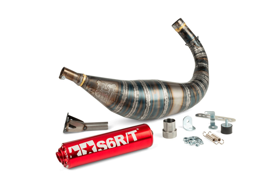 Fantic XE 50 2T - Auspuff R/T 90-100 Rot
