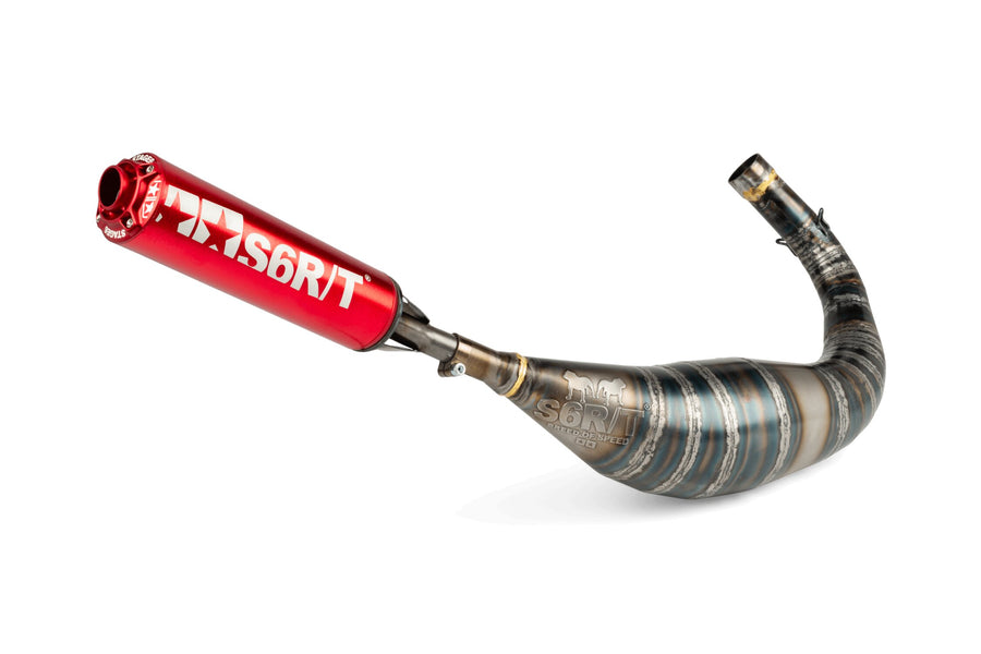 Beta RR Track 50 2T - Auspuff R/T 90-100 Rot