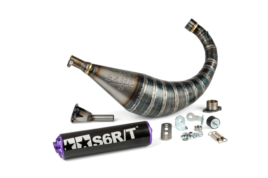Aprilia RX Enduro 50 2T D50B0 [2007–] - Exhaust R/T 70-80 Black Purple