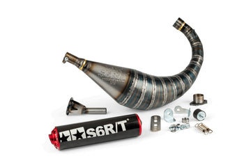 Aprilia SX 50 2T - Exhaust R/T 70-80 Black Red