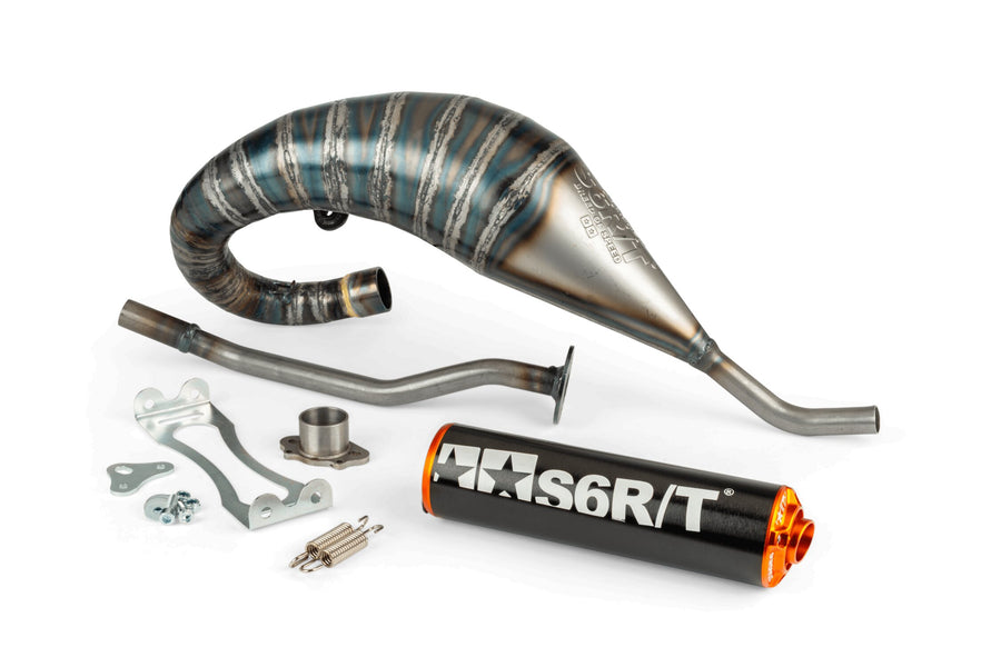 Aprilia SX 50 2T - Exhaust R/T High Black Orange