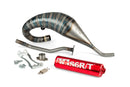 Aprilia SX Factory 50 2T - Auspuff 70-80 Hochmontage Rot