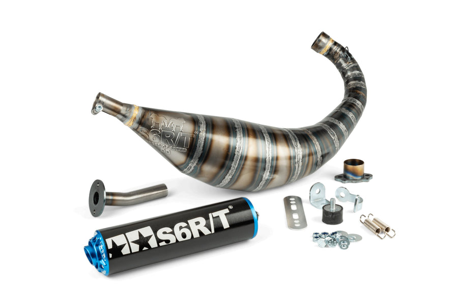 Aprilia RX Enduro 50 2T D50B0 [2007–] - Exhaust 80-90 Black / Blue