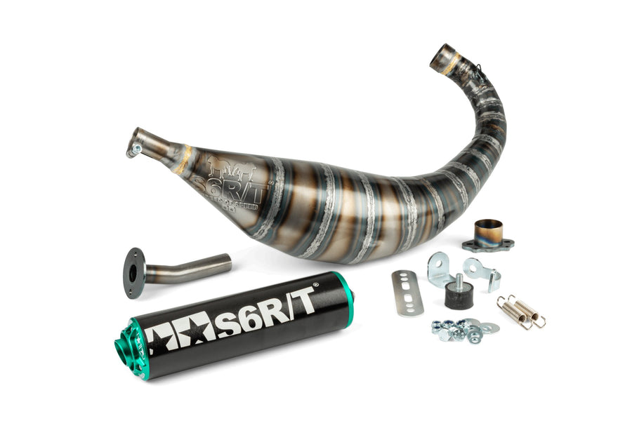 Aprilia SX 50 2T - Exhaust 80-90 Black / Turquoise