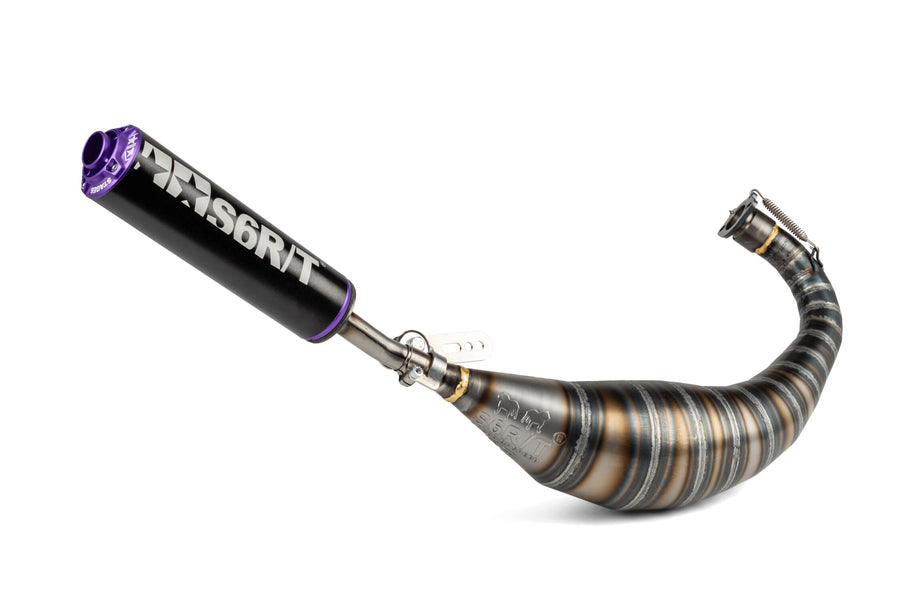 Aprilia RX Enduro 50 2T D50B0 [2007–] - Exhaust R/T Black Purple