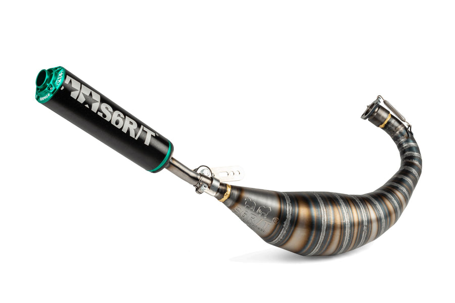 Derbi Senda R DRD Racing Enduro 50 2T D50B0 [2006–] - Exhaust R/T Black Turquoise