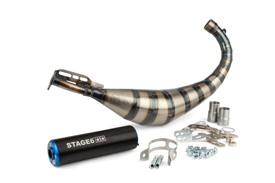 Rieju MRT 50 2T - Auspuff Streetrace 80-90 Blau