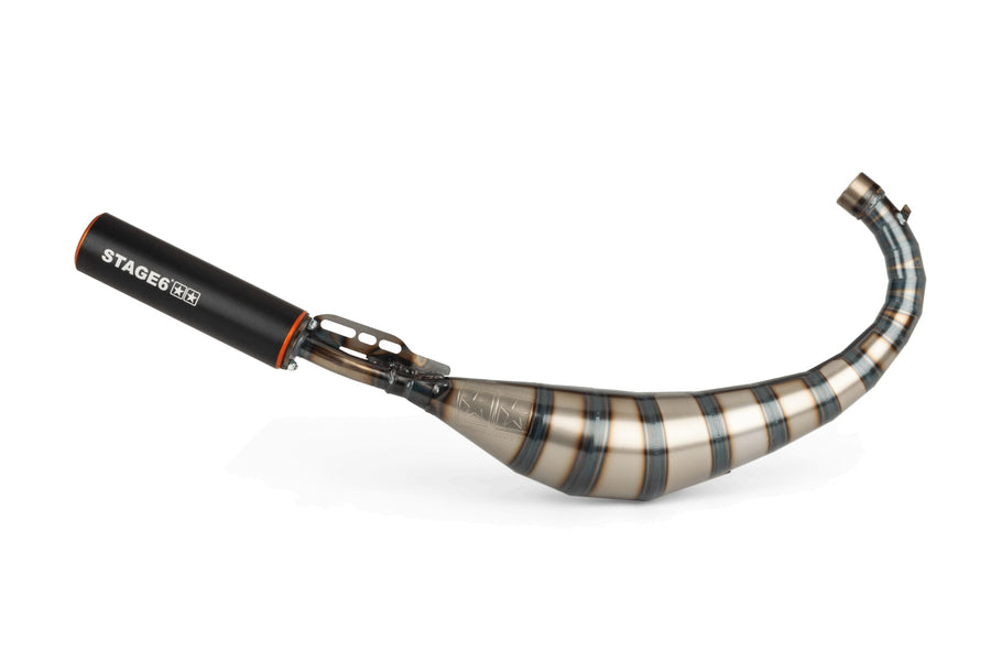 Generic Trigger X-Enduro 50 2T AM6 - Auspuff Streetrace 80-90 Orange Schwarz