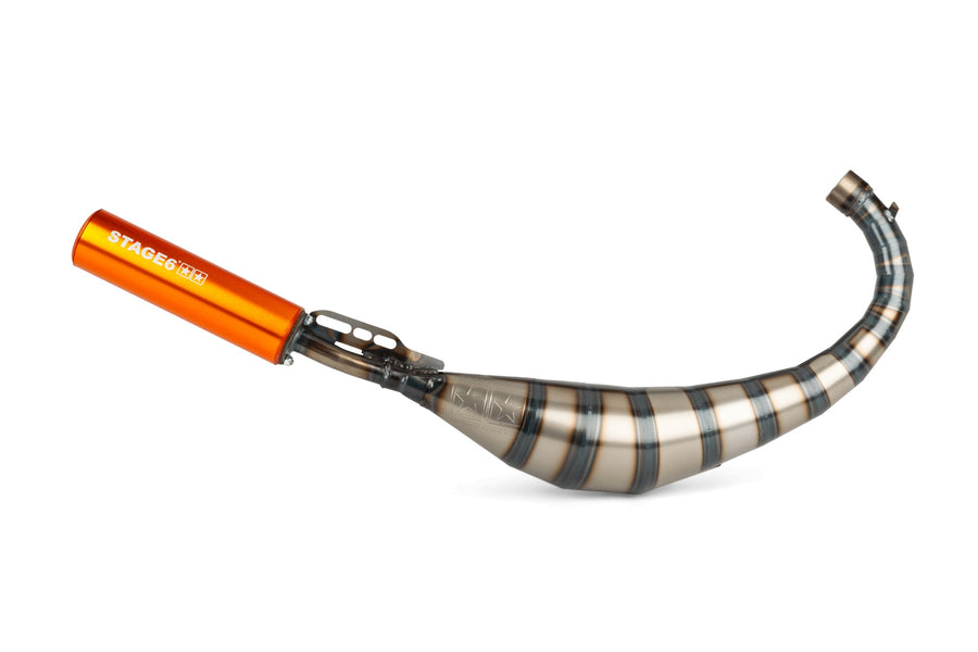 Fantic XM 50 2T - Auspuff Streetrace 80-90 Orange