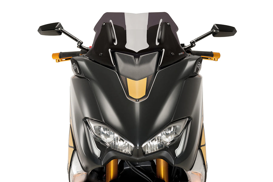 YAMAHA T-MAX 530 SX [2019] – Kappen-Set für OEM-Spiegel | Schwarz | PUIG 7511N