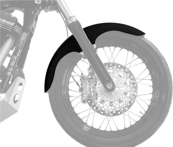 Harley Davidson Fxlrs [KLOCK WERKS] - Hugger Series Front Fender with Mounting Blocks for Softail/Dyna