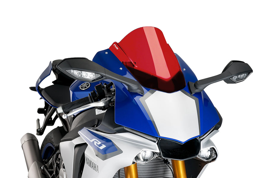 YAMAHA YZF-R1M [2016] - Z-Racing screen | Red | PUIG 7648R