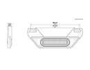 honda africa twin 750 [DENALI] – B6 LED brake light kit with license plate holder-4