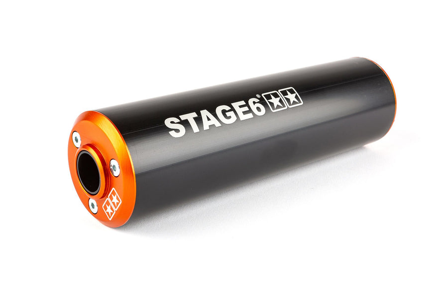 Beta RR Track 50 2T - Auspuff 80 - 90cc CNC orange / schwarz