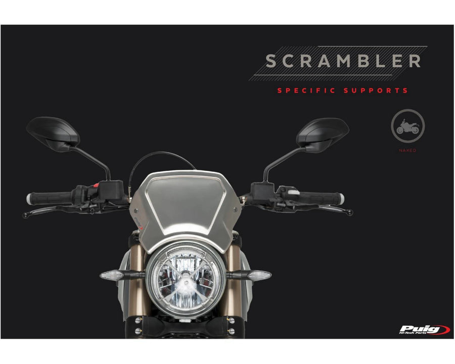 DUCATI SCRAMBLER 1100 DARK PRO [2025] – ALU faceplate – black