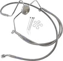 Harley Davidson Flhr [DRAG SPECIALTIES] - Stainless Steel Brake Line Kit, Extended