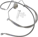 Harley Davidson Flhri [DRAG SPECIALTIES] - Stainless Steel Brake Line Kit, Extended