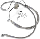 Harley Davidson Flhri [DRAG SPECIALTIES] - Stainless Steel Brake Line Kit, Extended