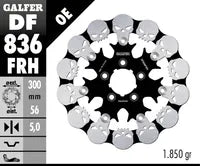 Harley-Davidson FLHRC 1690 Road King Classic [2014] - Floating brake disc Skull - Image 6