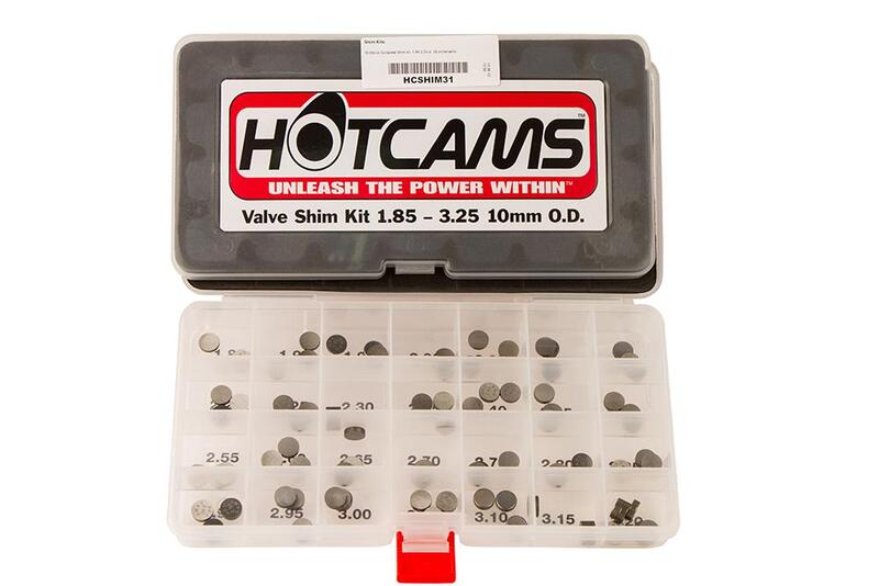 Ktm 990 Duke R [HOT CAMS] - valve discs Ø10.0x1.85 to 3.25mm - set of 5 pieces.