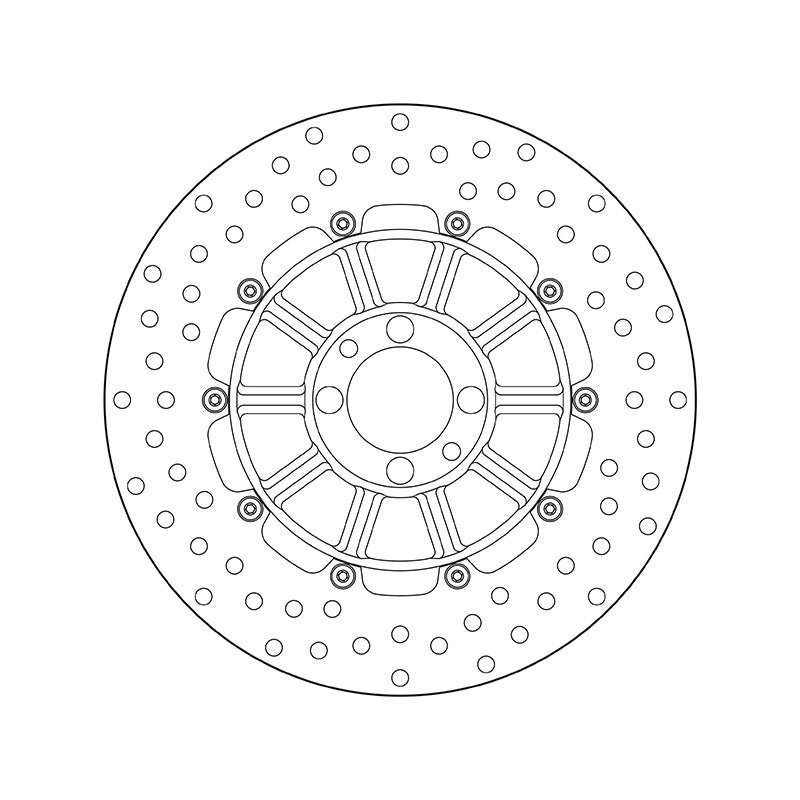 Bmw K 100 Rt [BREMBO] - Series Oro round rigid brake disc