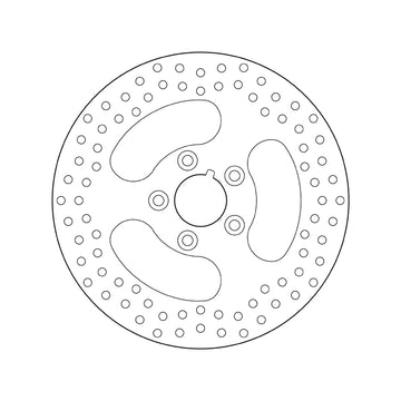 Harley Davidson Fxsts [BREMBO] - Series Oro round rigid brake disc - 0