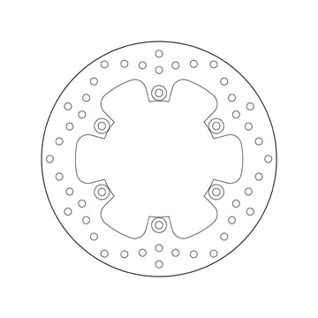 Yamaha Fzs 1000 [BREMBO] - Series Oro round rigid brake disc