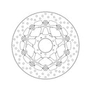 Honda Crossrunner 800 [BREMBO] - Series Oro round floating brake disc-2