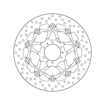 Honda Vfr 800 X Crossrunner [BREMBO] - Series Oro round floating brake disc