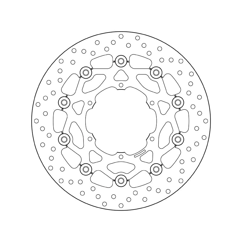 Bmw F 650 Gs Twin [BREMBO] - Series Oro round floating brake disc