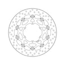 Bmw F 650 Gs Twin [BREMBO] - Series Oro round floating brake disc-2