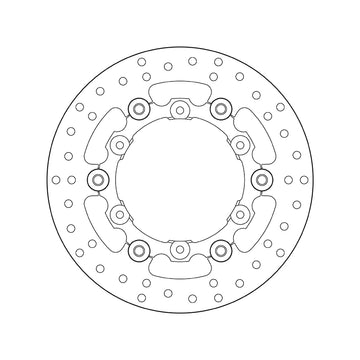 Ktm 690 Sm Prestige [BREMBO] - Series Oro round floating brake discs - in pairs