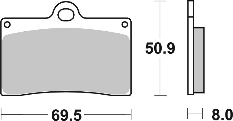 Ktm 640 Duke 2 [BREMBO] - Competition Carbon Ceramic Brake Pads - 07BB15RC