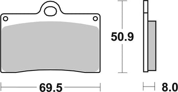 Moto Guzzi Centauro [BREMBO] - Competition Carbon Ceramic Brake Pads - 07BB15RC