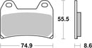 Ktm 1050 Adventure [BREMBO] - Competition Carbon Ceramic Brake Pads - 07BB19RC