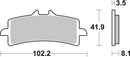 Triumph Tiger 1200 Gt Pro [BREMBO] - Competition Carbon Ceramic Brake Pads - 07BB37RC