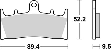 Suzuki Gsx 1000 [BREMBO] - Competition Carbon Ceramic Brake Pads - 07SU19RC