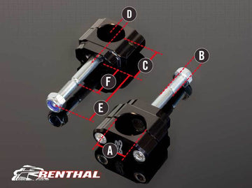 Husqvarna 701 Supermoto [RENTHAL] - 36Tech handlebar mounts Ø36mm Fatbar®36 KTM/Husqvarna