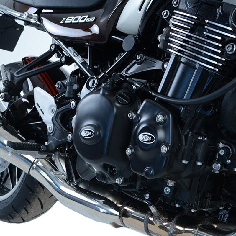 Kawasaki Z 900 RS ABS ZR900C [2018-2022] - (Clutch) Right Crankcase Cover Protector Black Kawasaki Z900RS