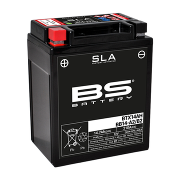 Honda Africa Twin Xrv 750 [BS BATTERY] - SLA Maintenance Free Battery Factory Activated - BTX14AH/BB14-A2/B2 - 0