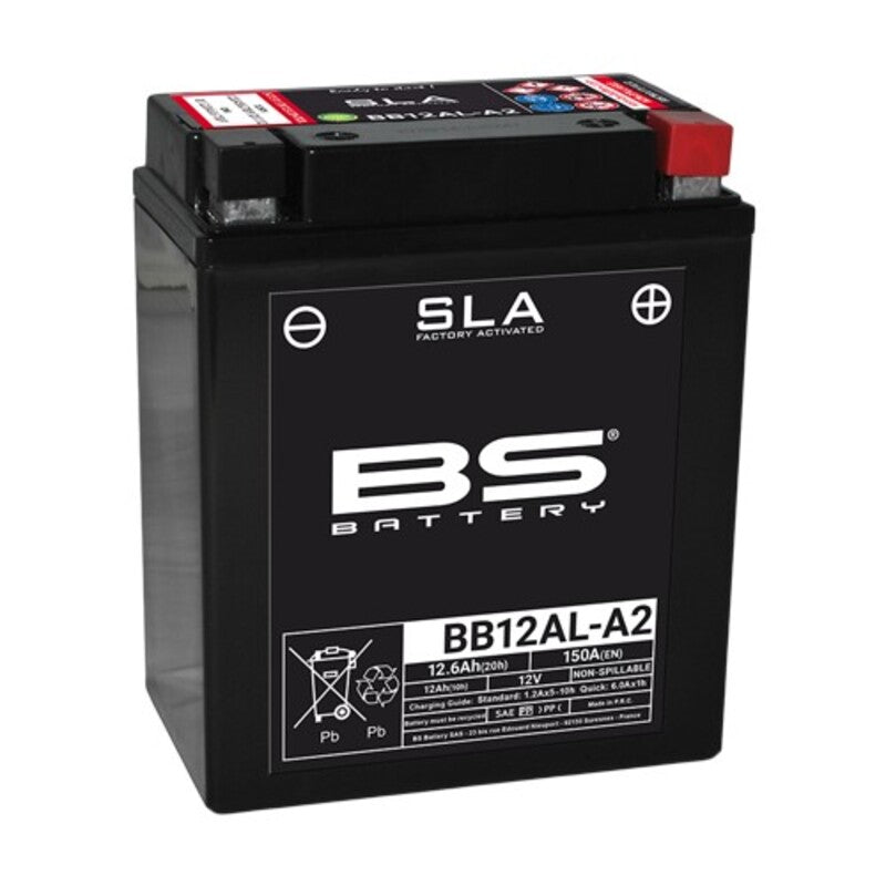 Yamaha Xt 600 Z Tenere [BS BATTERY] - SLA Maintenance Free Battery Factory Activated - BB12AL-A2