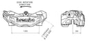 Hyperstrada 821 [BREMBO] - M4 brake caliper front left black Ø32mm