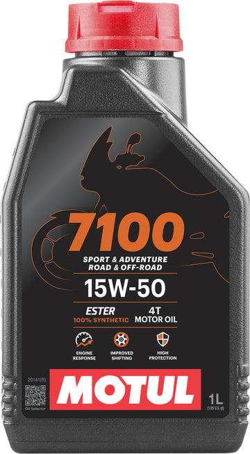 Motors oil 15W50 4T synthetic 1 liter for motorcycles [Motul]