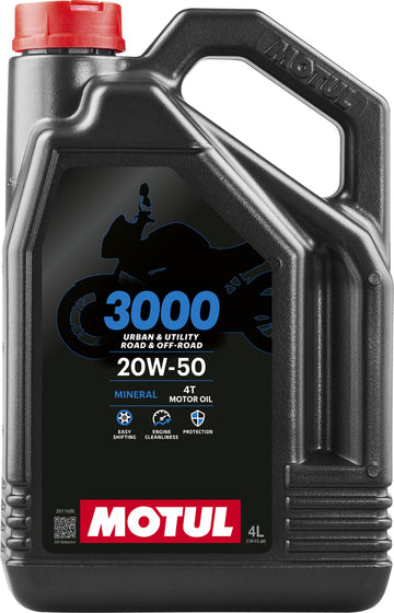 Motors oil 20W50 4T 4L for motorcycles [Motul]