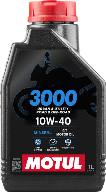 Motor oil 10W40 4T 1 liter for motorcycles [Motul]