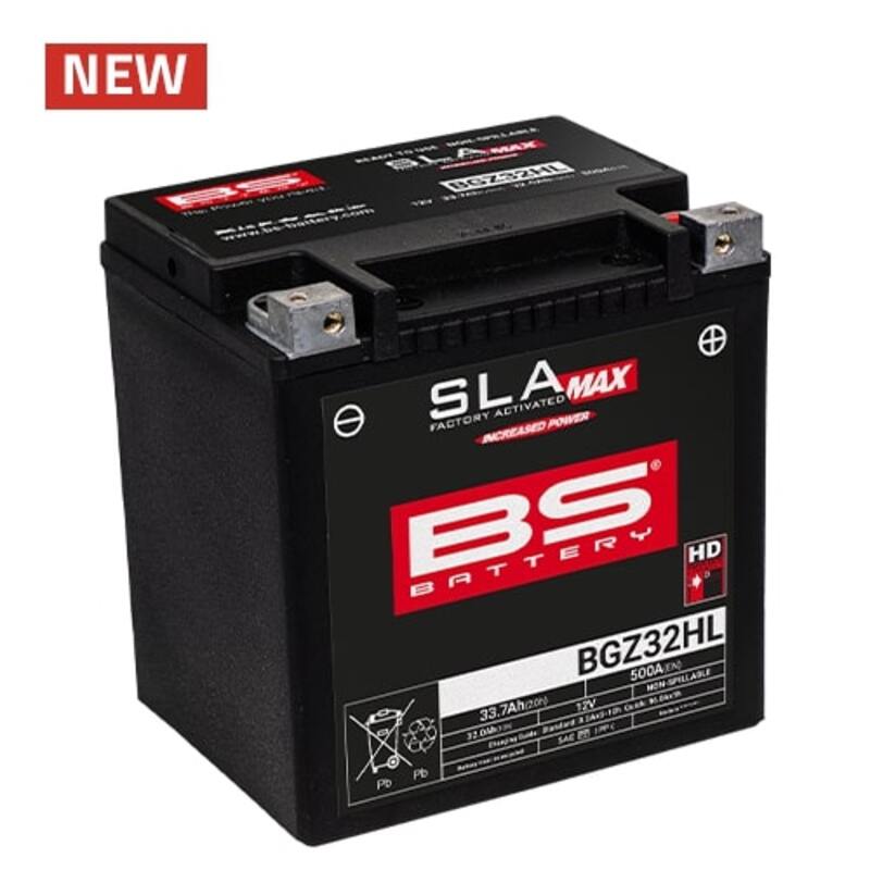 Harley Davidson Flhx [BS BATTERY] - SLA Maintenance Free Battery Factory Activated - BGZ32HL