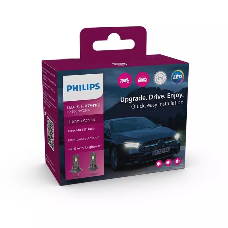 Suzuki Gsf 650 Bandit [PHILIPS] - H7 Ultinon Access Moto bulb 12V/55W - 1 piece.